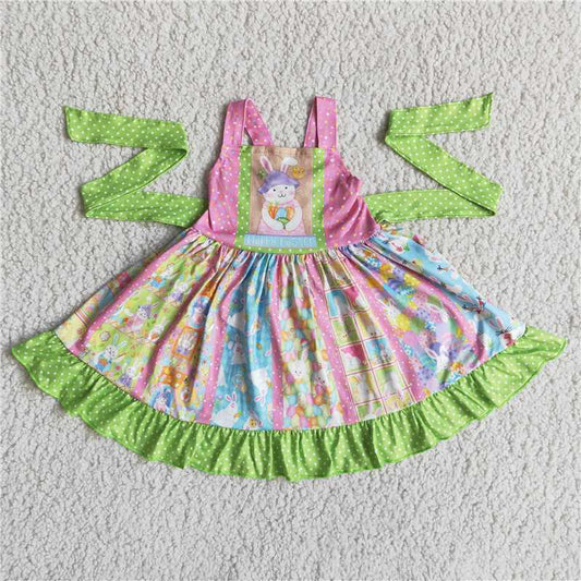A16-13  Easter bunny twirl dresses