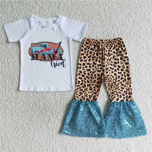 Mama tried sequin set
