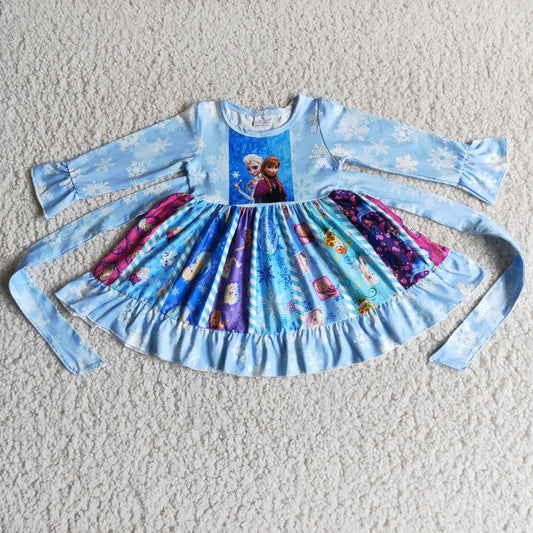 6 A16-14  Fro blue twirl dresses