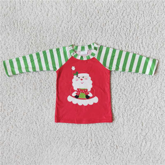 6A32-1 Santa stripe shirts