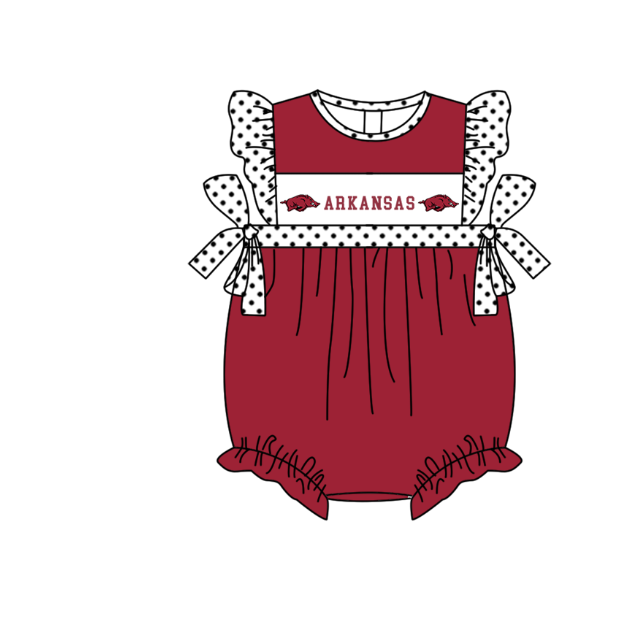 CUSTOM MOQ 5 Sibling Boys Baby Girls Red Top Shorts Clothes Set Knee Length Dress Rompers