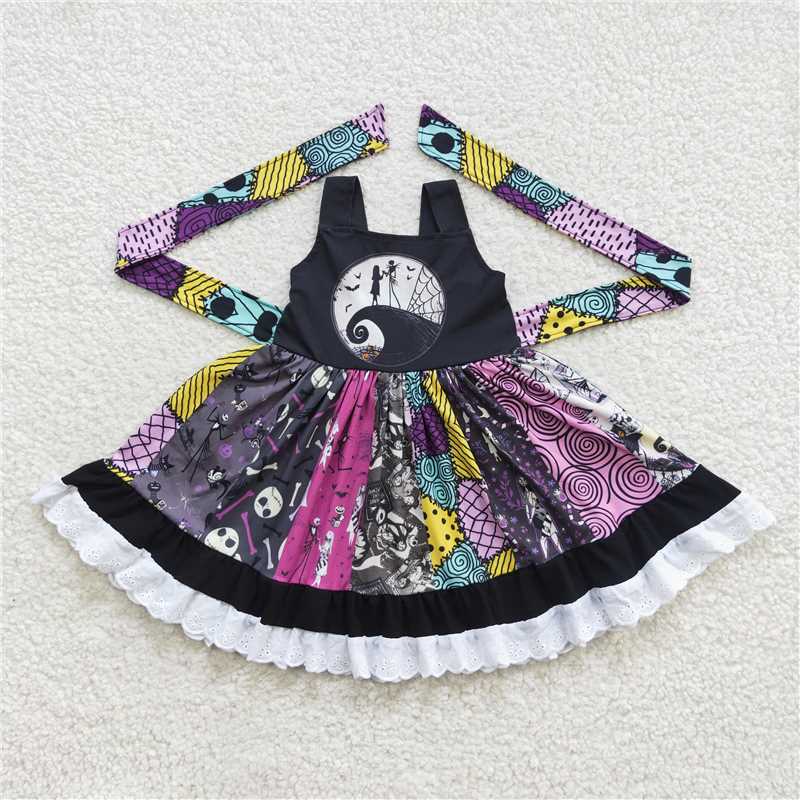 A8-14  NBC Halloween twirl dress