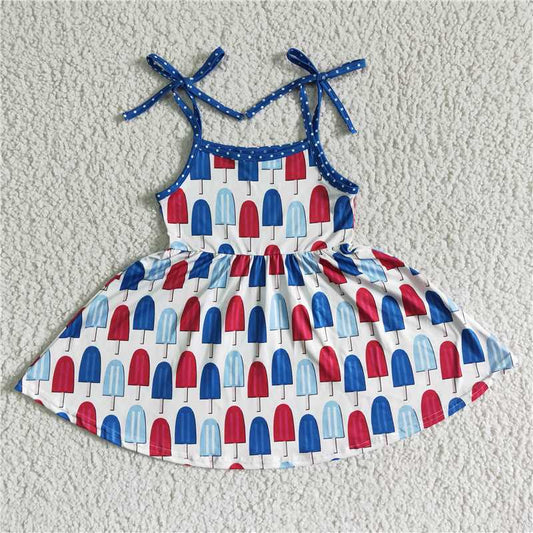 A16-15  4th of July Popscile Tie dresses