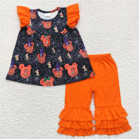 A4-13 Pink tunic floral legging sets