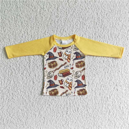 6 A31-11 Baby boys Magic long sleeve spring fall cartoon shirts