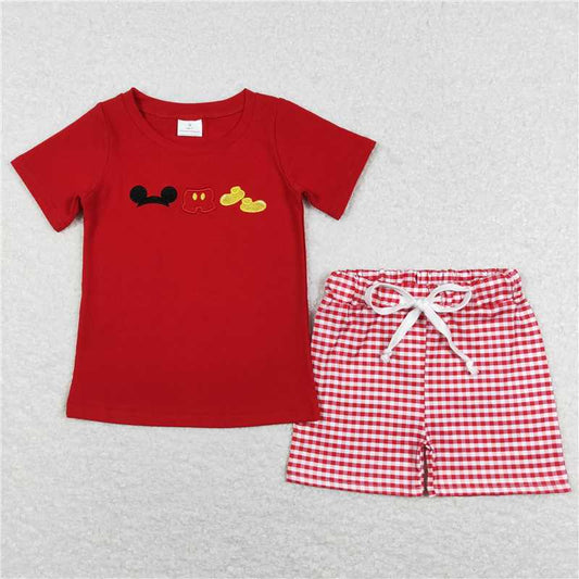 BSSO0416 Baby Girls Boys Sibling Shoes Tee Shirts Shorts Outfits Clothes Sets
