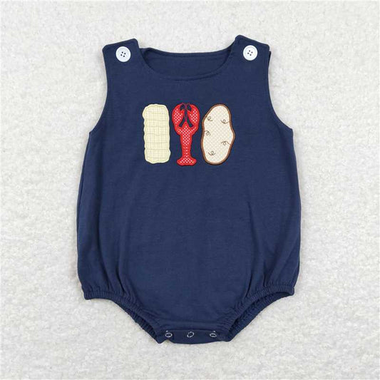 SR0740 Baby Girls Crawfish Boiled Potato Sibling Sister Brother Clothes Sets