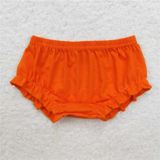 SS0364  Baby Girls Orange Elastic Bummies Bottoms