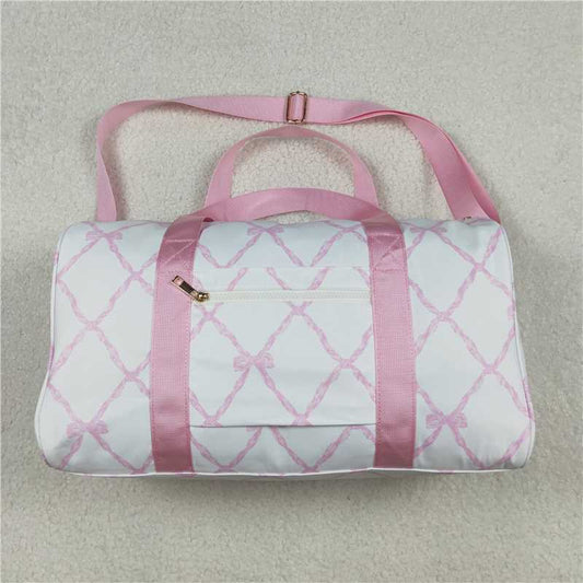 USA Warehouse (IN STOCK) BA0226 Pink bow duffel bag