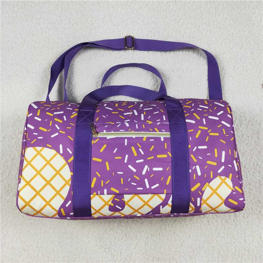 USA Warehouse (IN STOCK) BA0321 Purple ice cream sprinkle team duffel bag