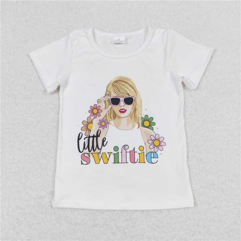 GT0491  Baby Girls Country Little Swiftie Singer Fans Short Sleeve T-shirt Top