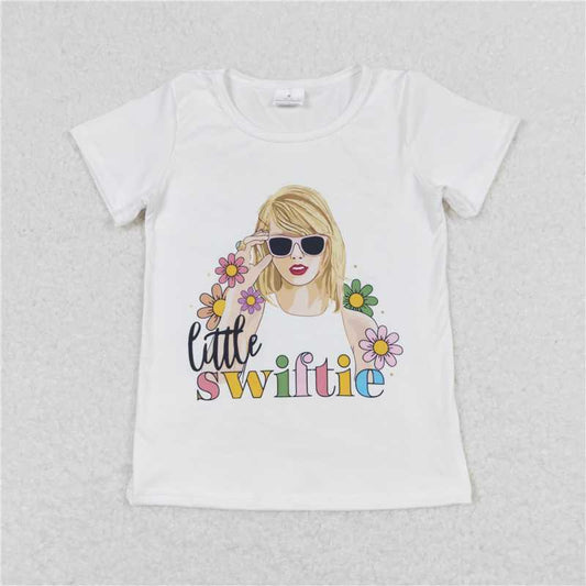 GT0491  Baby Girls Country Little Swiftie Singer Fans Short Sleeve T-shirt Top