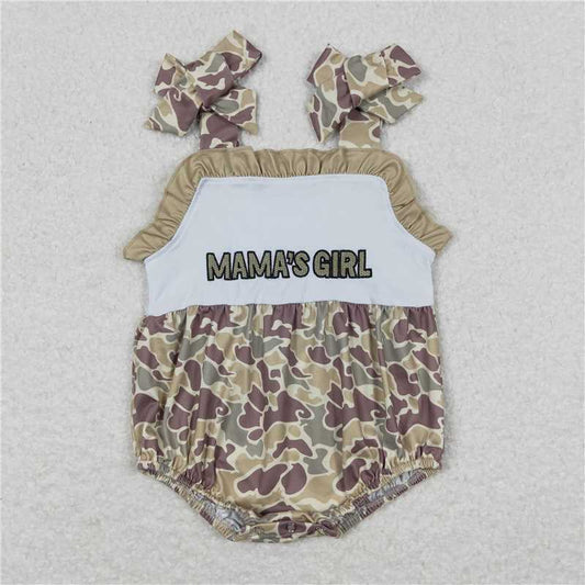 SR0994  Baby Girls Camo Mama's Girl Boys Sibling Designs Clothes Sets