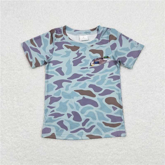 BT0598 Baby Boys Camo Hunting Duck Short Sleeve Tee Shirt Tops