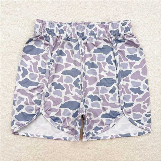 SS0363  RTS NO MOQ Adult Women's Summer Shorts Adult Women Summer Camo Bottoms Shorts
