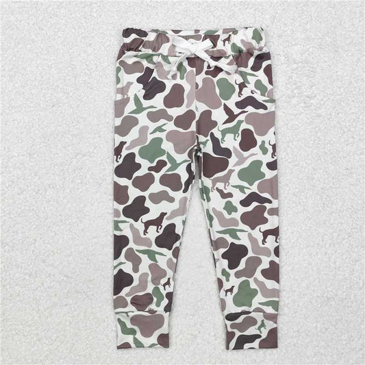 P0660  Baby Boys Ducks Dogs Hunting Camo Bottoms Pants