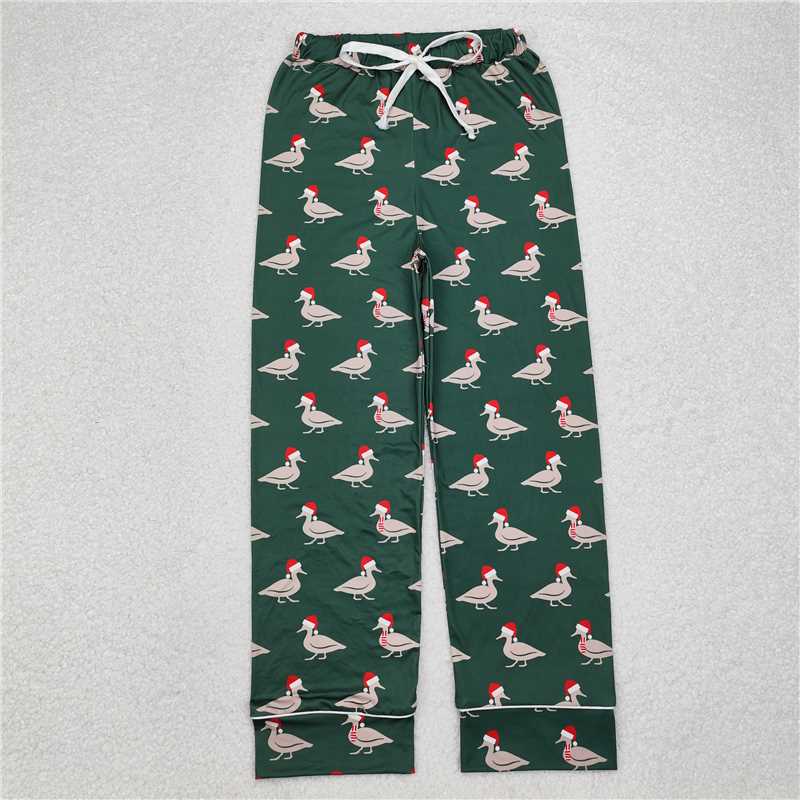 P0636  Adult Men Christmas Ducks Bottom Pants Pajamas