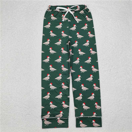 P0636  Adult Men Christmas Ducks Bottom Pants Pajamas