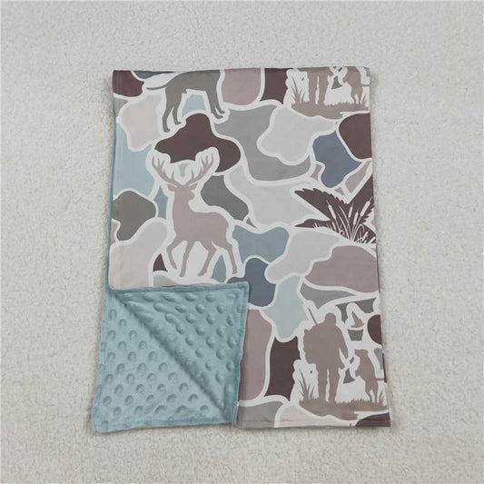 USA Warehouse (IN STOCK) BL0212 Hunting camo baby kids blankets