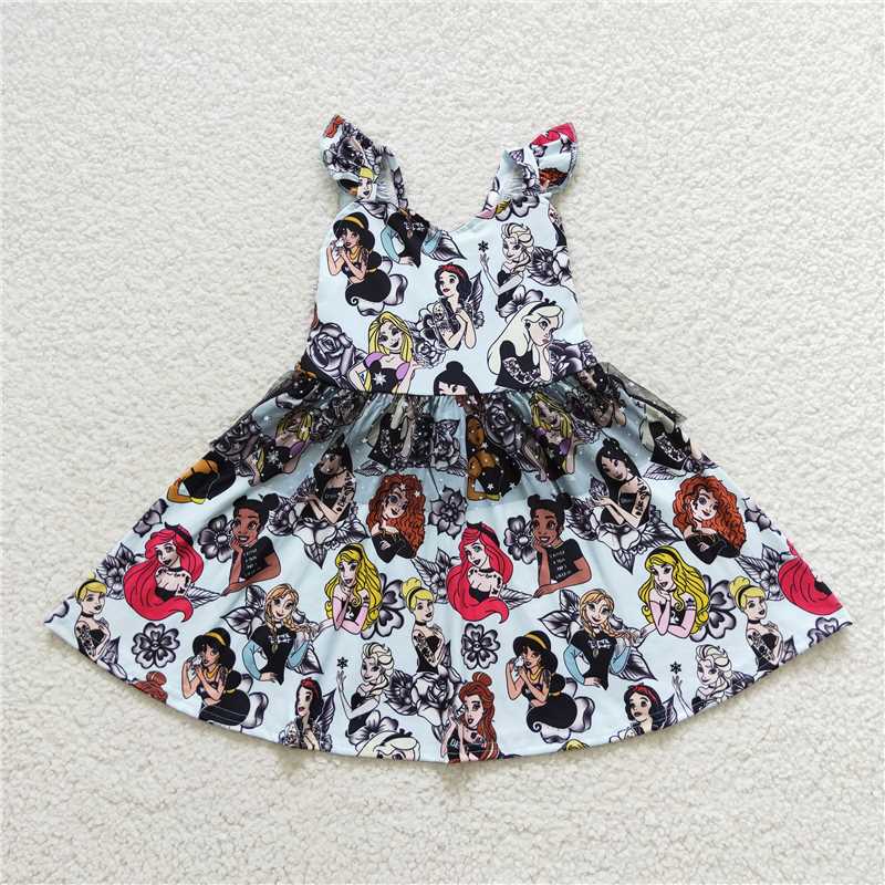 GSD0460  Baby Girls Strap Princess Halloween Lace Dresses