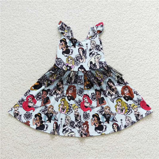 GSD0460  Baby Girls Strap Princess Halloween Lace Dresses