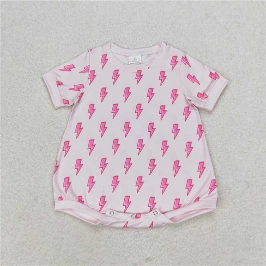 SR1557 Baby Girls Light Short Sleeve Rompers