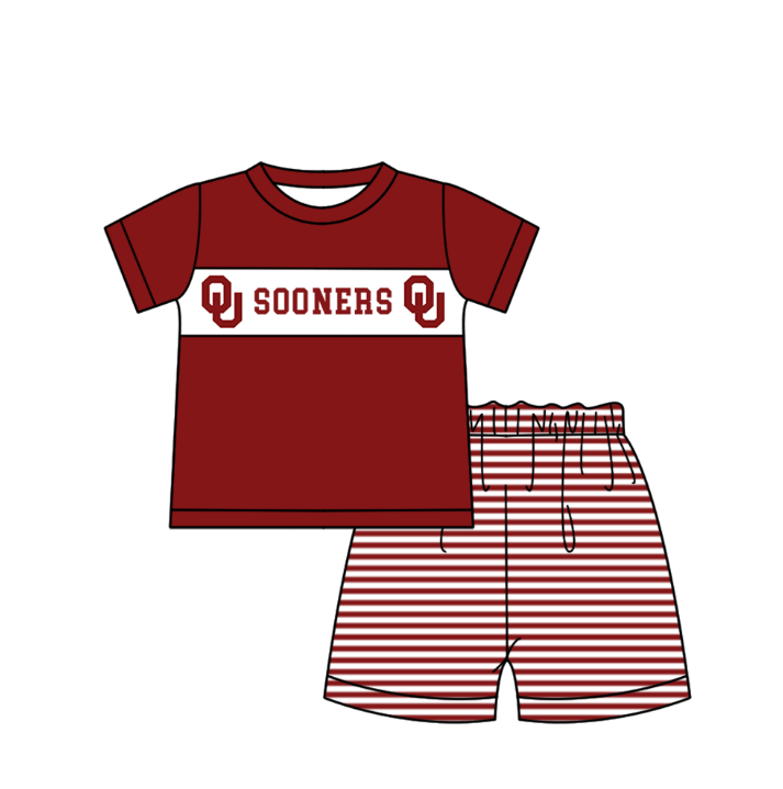 CUSTOM MOQ 5 Sibling Baby Kids Red Polka Dots Top Shorts Clothes Set Knee Length Dress Rompers