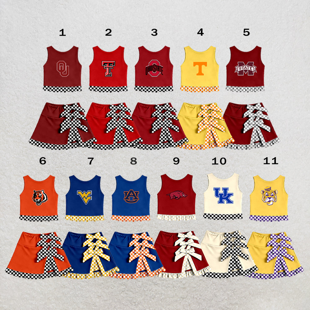 CUSTOM MOQ 5 mix size summer teams  Skirt Shorts Yoga Active Clothes Sets
