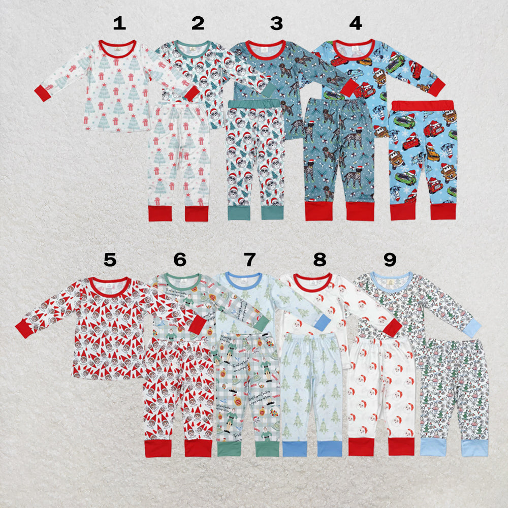 RTS Sibling Baby Kids Christmas  Top Pant Pajamas Clothes Sets