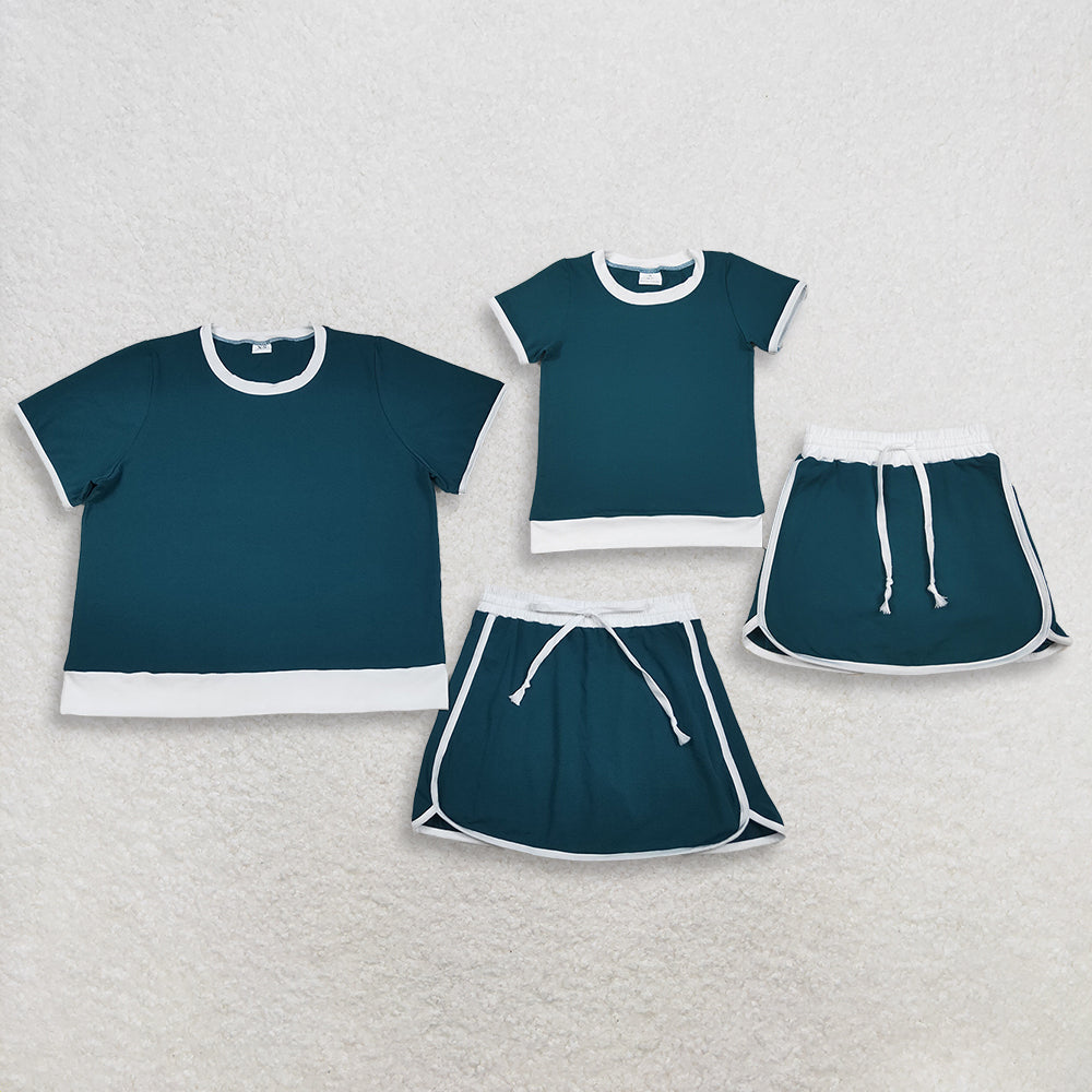 3.30 RTS Sibling Short sleeves cotton top skirt adult women outfits