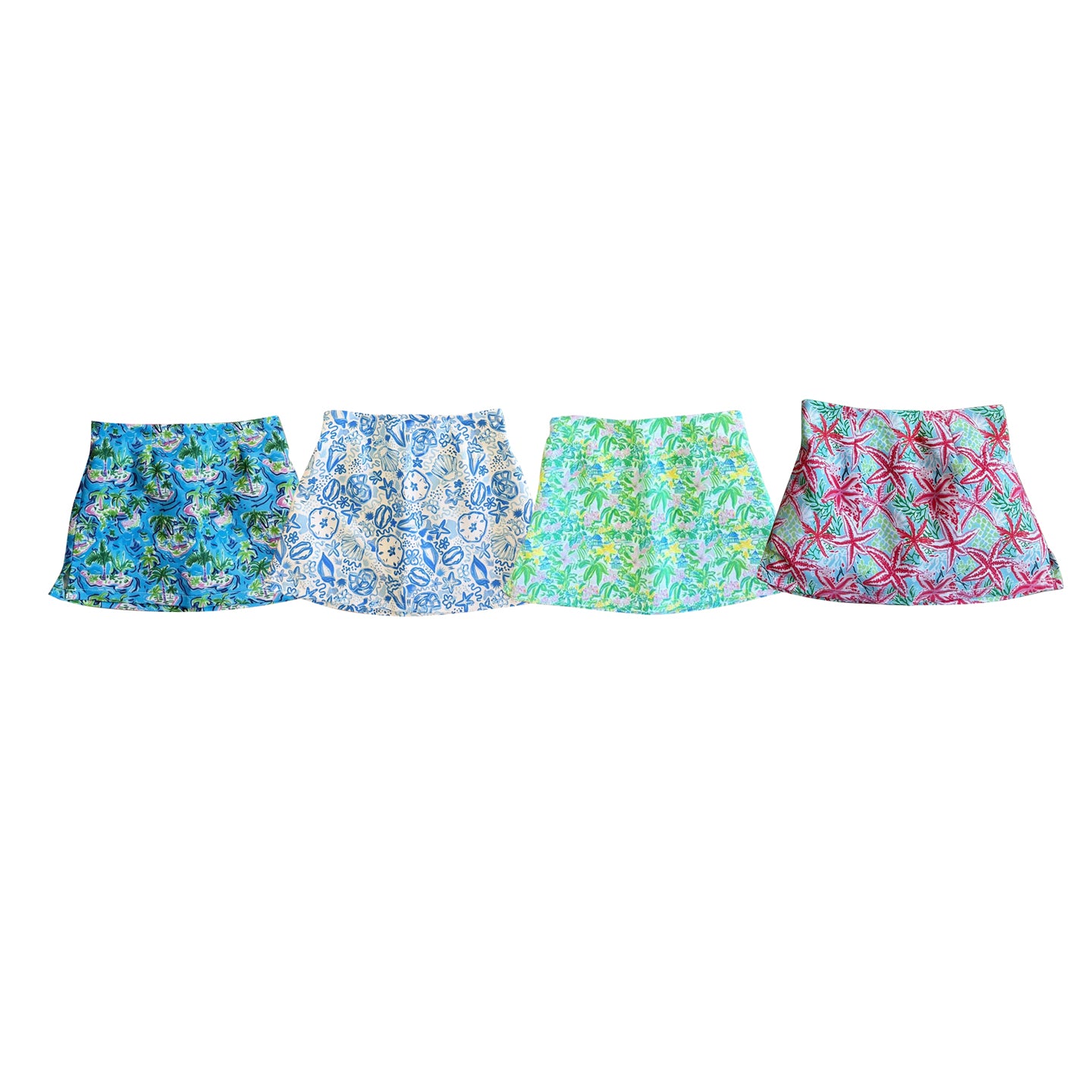 5.9 Pre order No Moq  Baby Girls Print Yoga Skirt Summer Casual Clothes