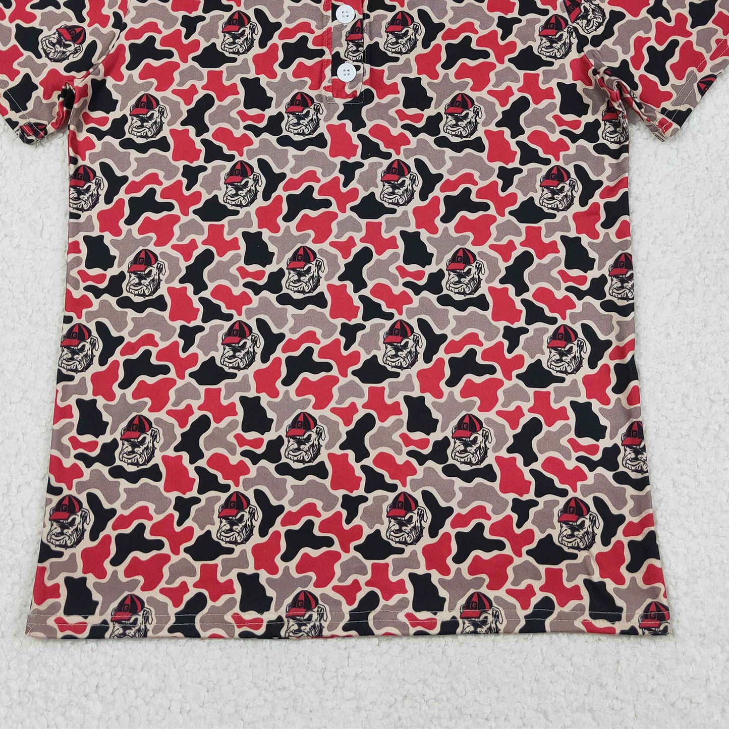 BT1718 RTS NO MOQ （In stock）Short sleeves camo adult men team polo shirt