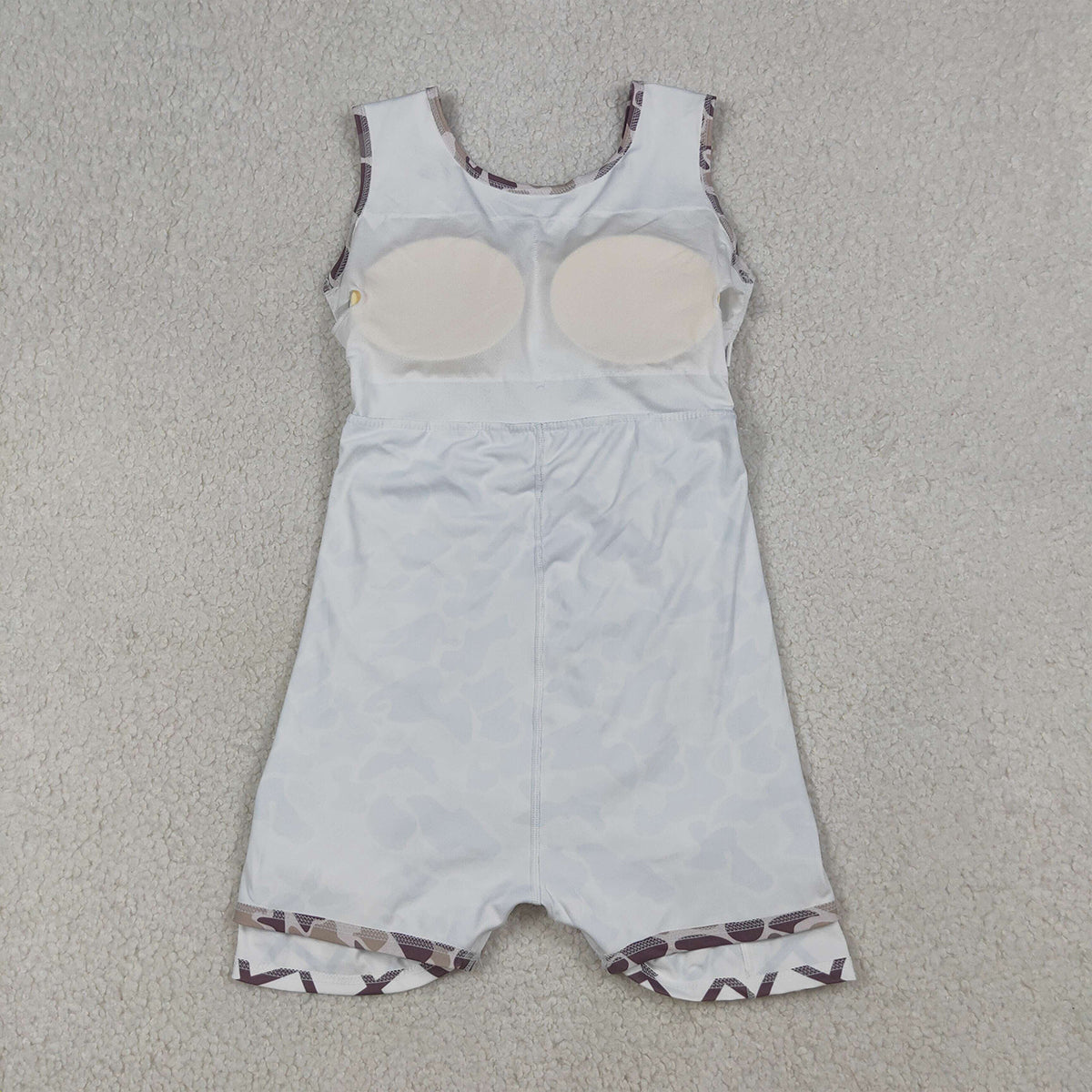 3.31 RTS NO MOQ （In stock）GSD2819 Sleeveless camo ice cream sprinkle girls athletic dresses