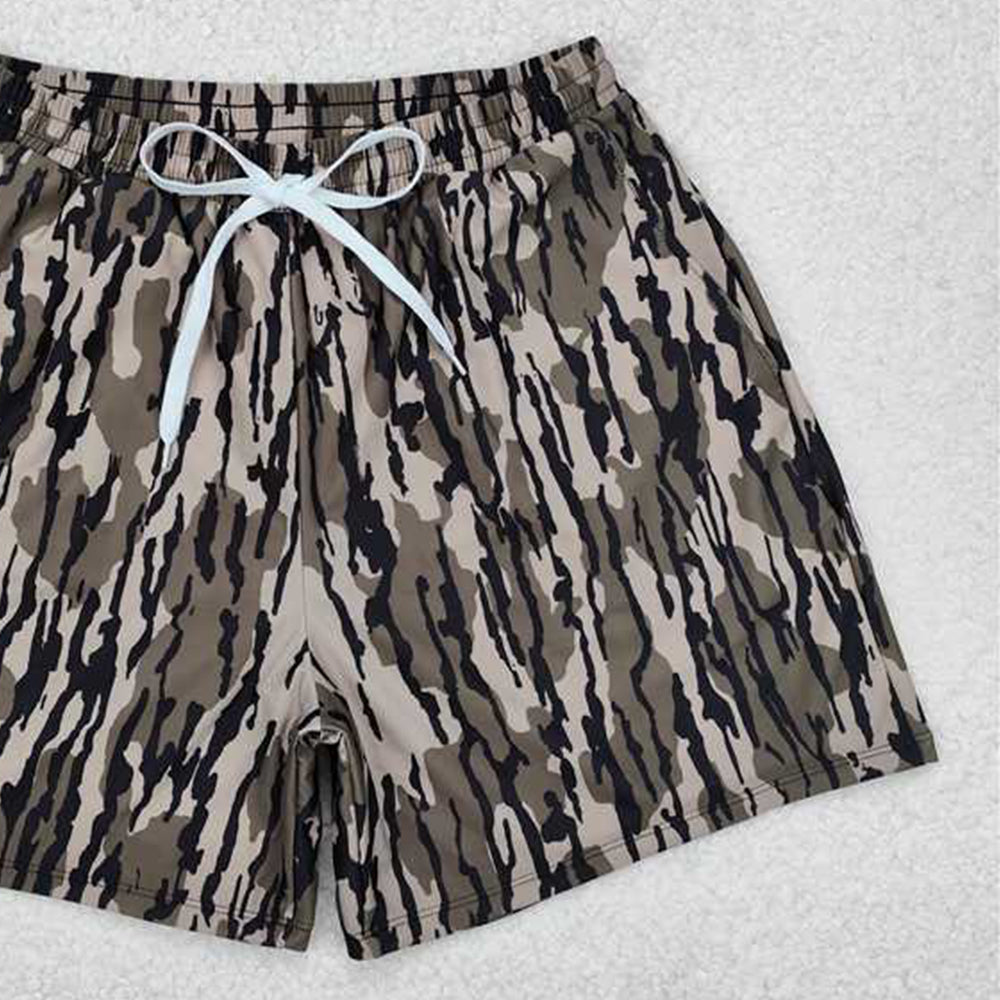 USA Shop (in stock)  Bottomland print adult men summer swim trunks