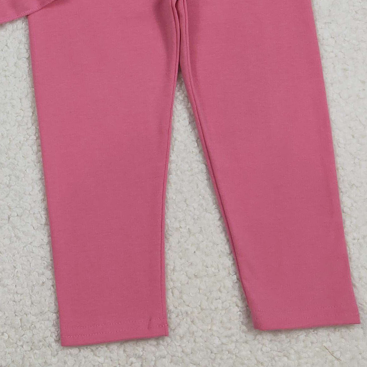 12.18 RTS NO MOQ （In stock）GLP2929 Embroidery Bows Hearts Baby Girls Stripe Ruffle Tunic Leggings Valentines Clothes Sets