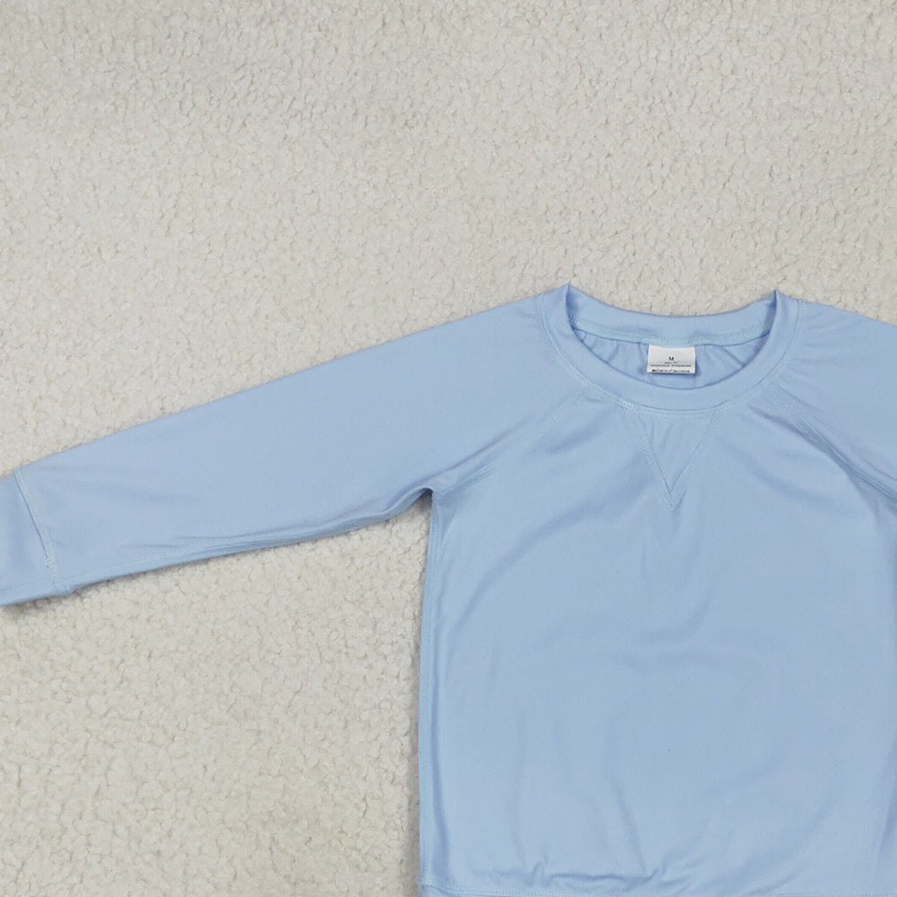 7.23 GT0970RTS NO MOQ Baby Girls Yoga Tops Baby Girls Lavender Long Sleeves Yoga Shirts Top