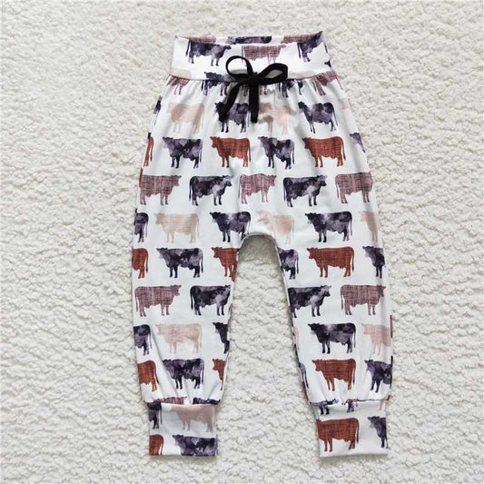 P0272  Baby Highland Boys Cow Western Hats Pants Sets