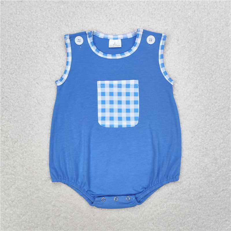 SR1537 Baby Girls Boys Sibling 4th of July Bows Summer Rompers Clothes Sets