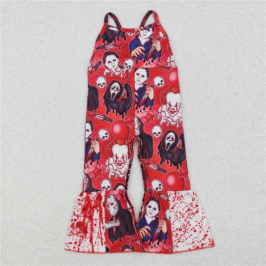 SR1965  Baby Infant Girls Halloween Horrible Rompers
