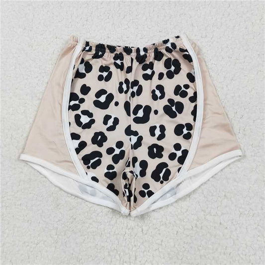 12.23 RTS NO MOQ （In stock）Matching SS0526 Baby Girls Leopard Print Leopard Shorts Bottoms