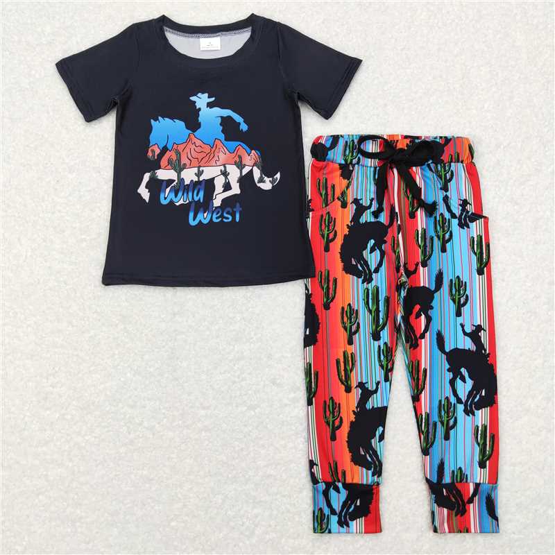BSPO0175 Baby Boys Dr Reading Short Sleeve Top Pants Clothes Sets