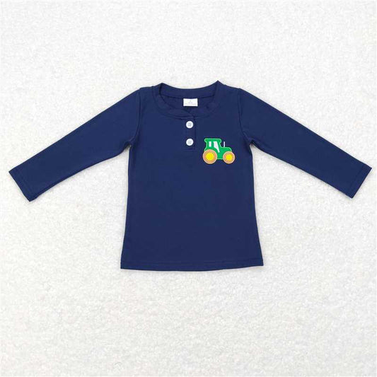 GT0355  Sibling Brother Baby Boys Farm Tee Shirts Pullovers Tops