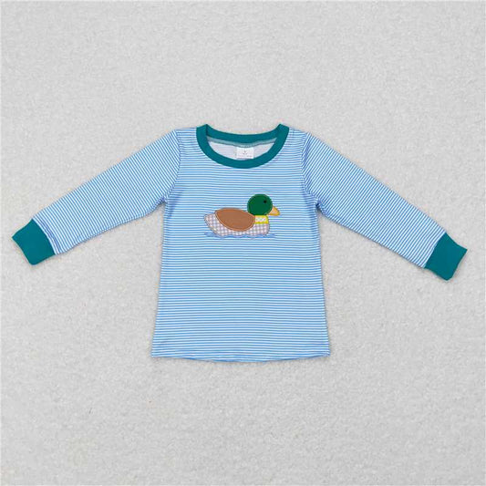 BT0402  Baby Boys Hunting Duck Long Sleeve Tee Shirts