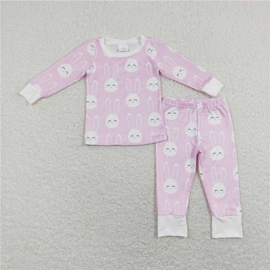 GLP1156 Rabbit Pink Long Sleeve Pants Suit