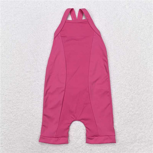 S0447  Sibling Girls Blue Active Wear Athletic Jumpsuits Skorts Clothes Sets
