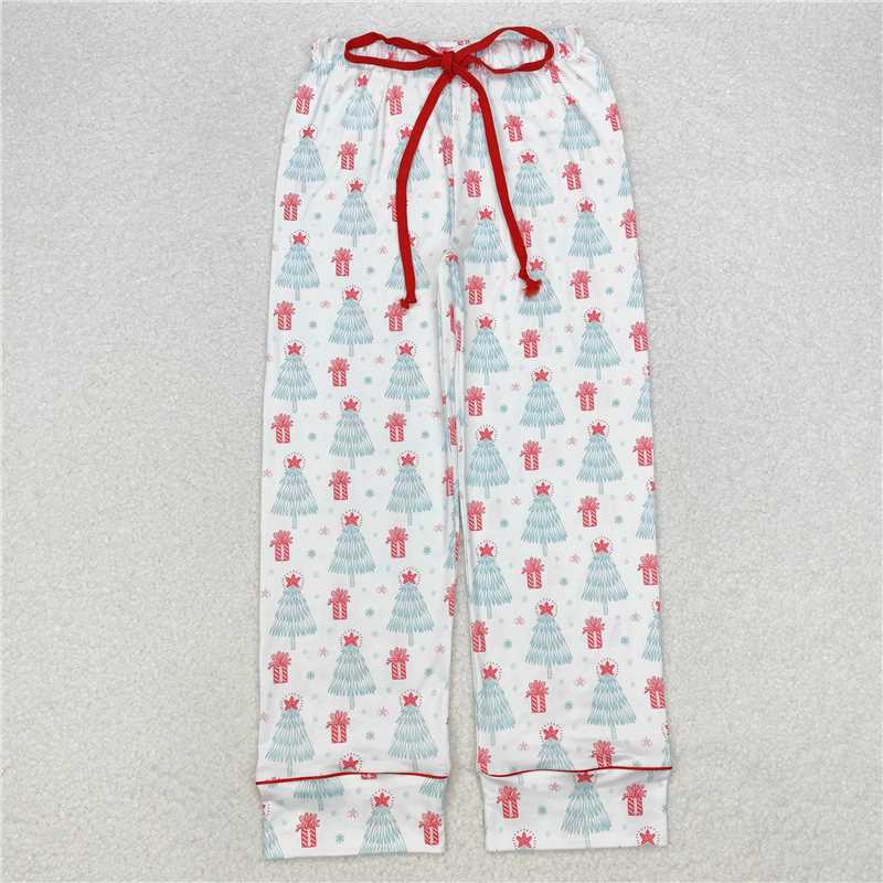 Adults Christmas drawstring straight trousers