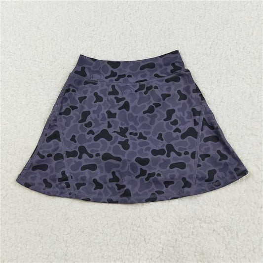 12.24 RTS NO MOQ （In stock）Matching GLK0130 Baby Girls Western Davy Ducks Camo Yoga Skorts Bottom