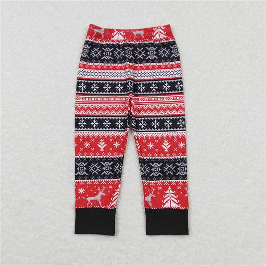 P0180 Baby Girls Dark Pink Holographic Spandex Bell Bottom Pants