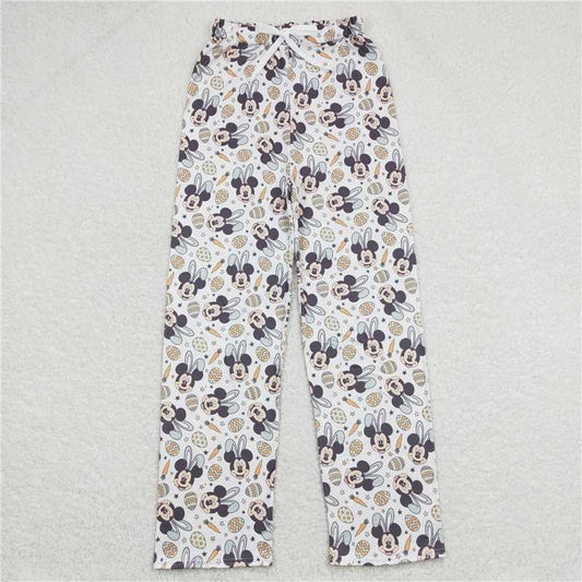 P0429  Adult Women Men Easter Eggs Carrots Rabbits Bottom Pants Pajamas