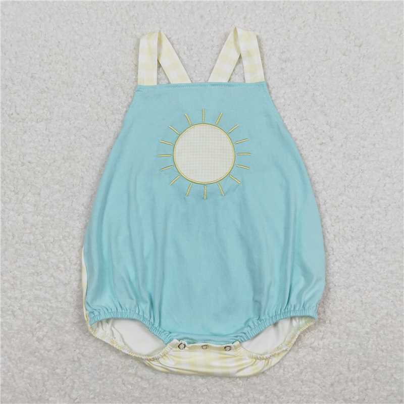 SR1072 Baby Boys Sunshine Shirt Shorts Summer Brother Rompers Outfits Clothes Sets